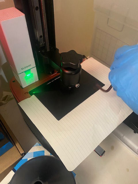 I checked that the build plate was level.