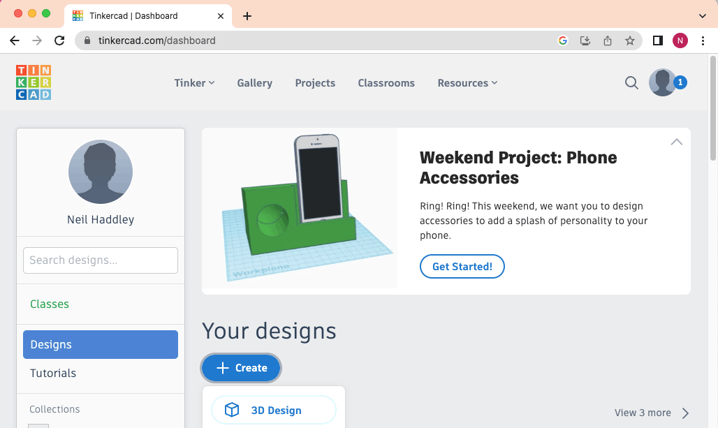 Create 3D Design