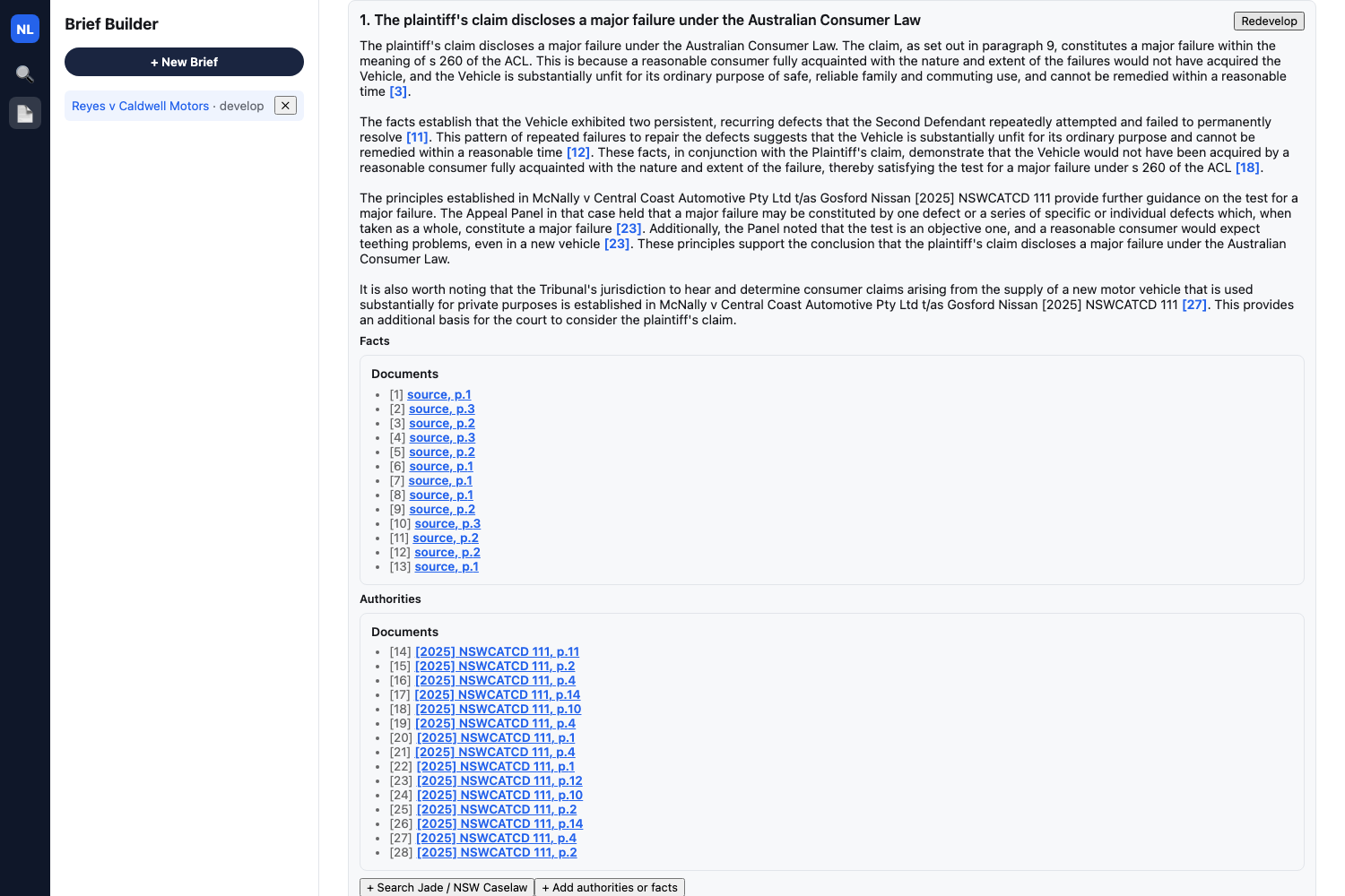 Argument 1's full grounded reasoning