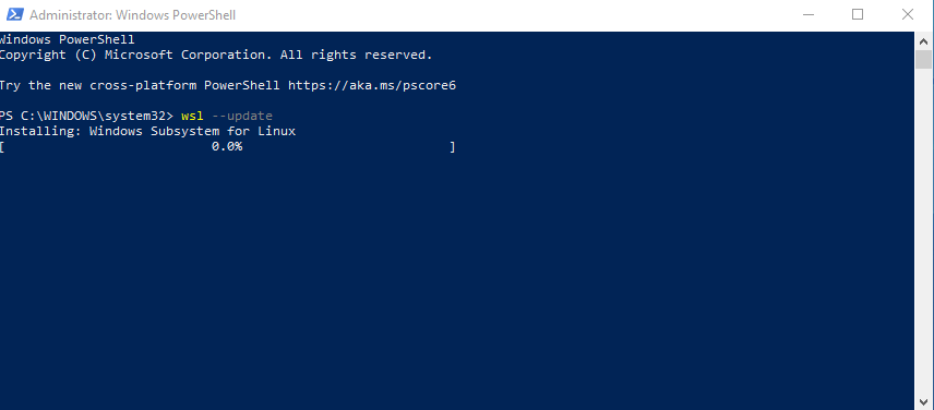 Windows Subsystem for Linux
