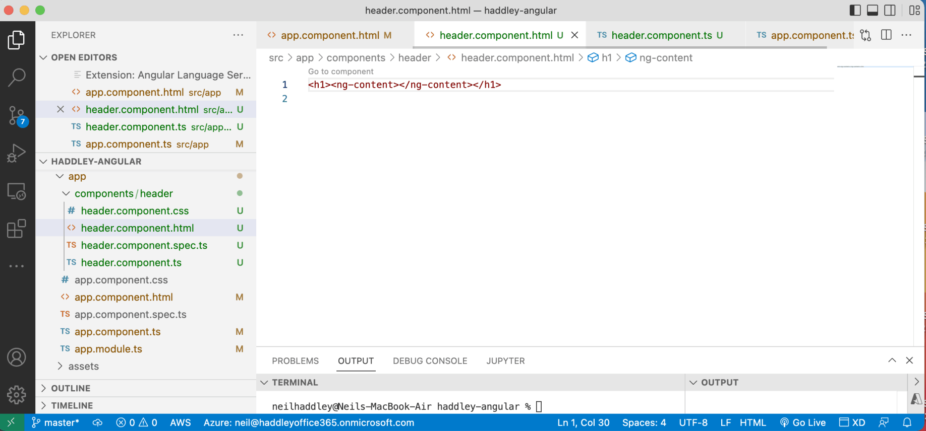 ng-content is used to render the "contents" provided by the parent.
