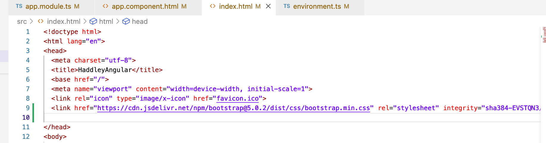 CSS stylesheet link added