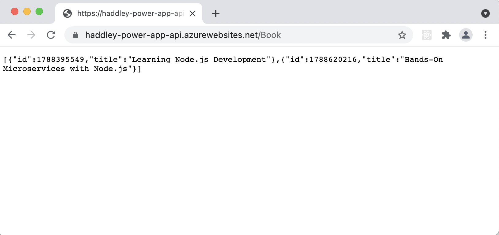 Existing Web Service API (no authentication)
