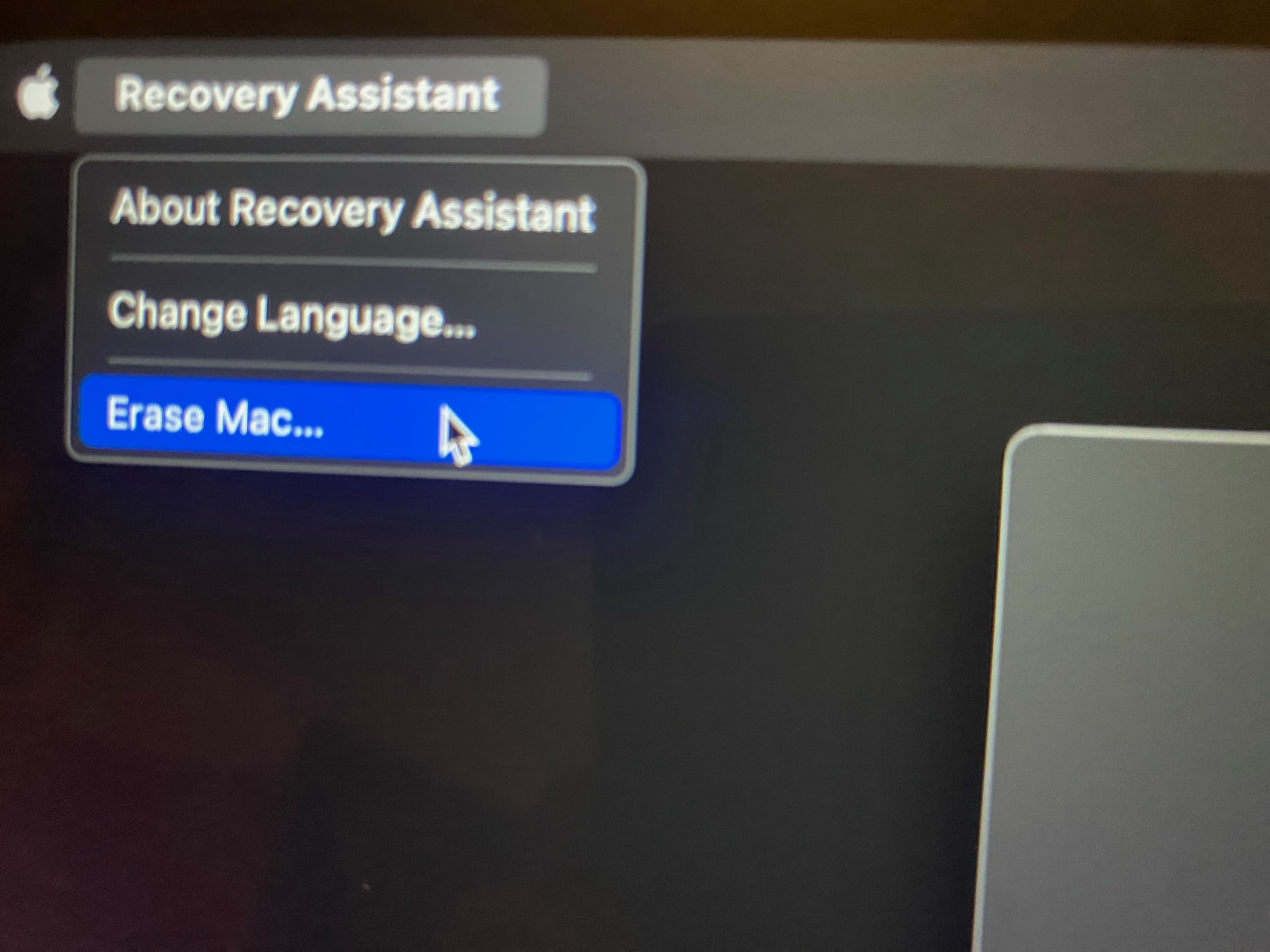Erase Mac...