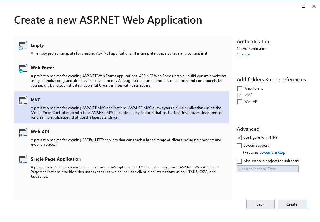 I created a Model-View-Controller web application