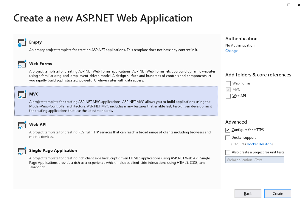 I created a Model-View-Controller web application
