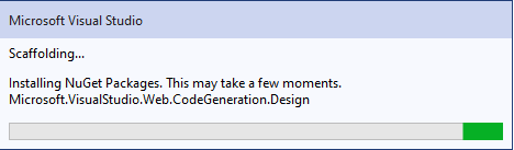 I watched the progress bar