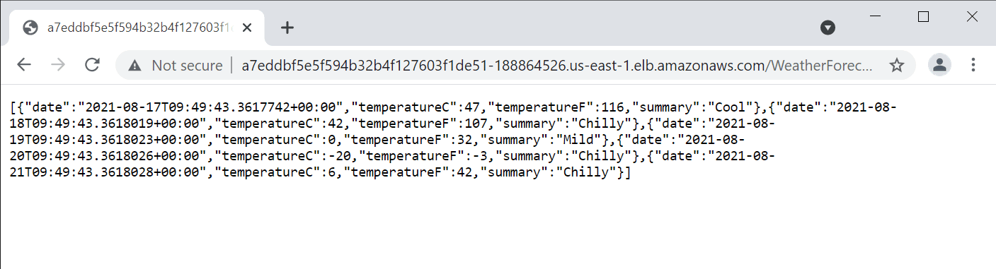 Navigating to the loadbalancer/cluster