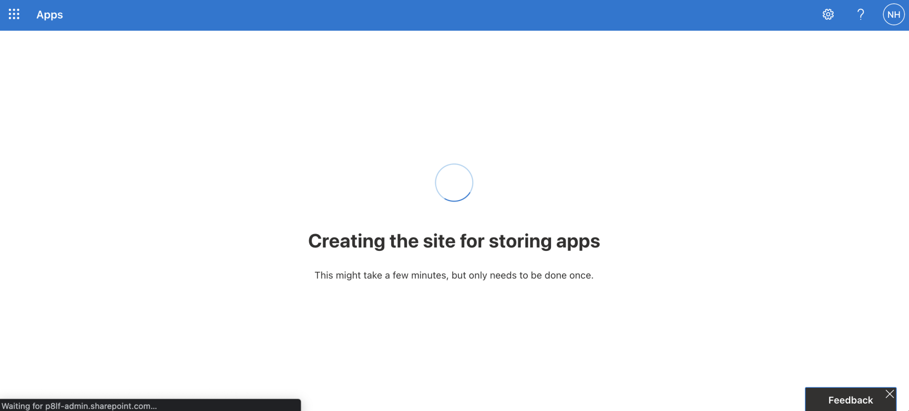 If the "App Catalog" Site (Site Collection) does not exist it is created