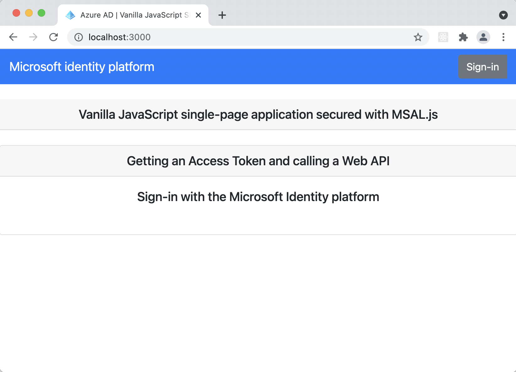 Click Sign-in