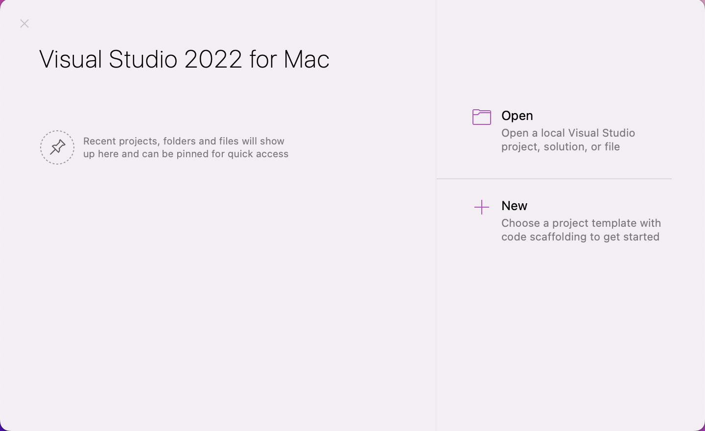 I used Visual Studio 2022 for Mac