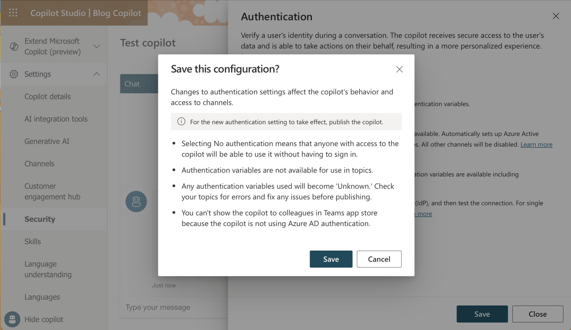 I clicked Save