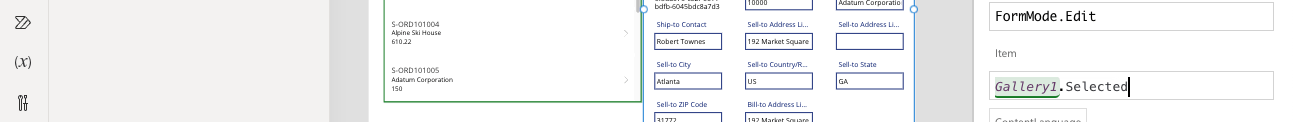At this point I could select a Sales Order on the left and see the Sales Order (Item) detail on the right
