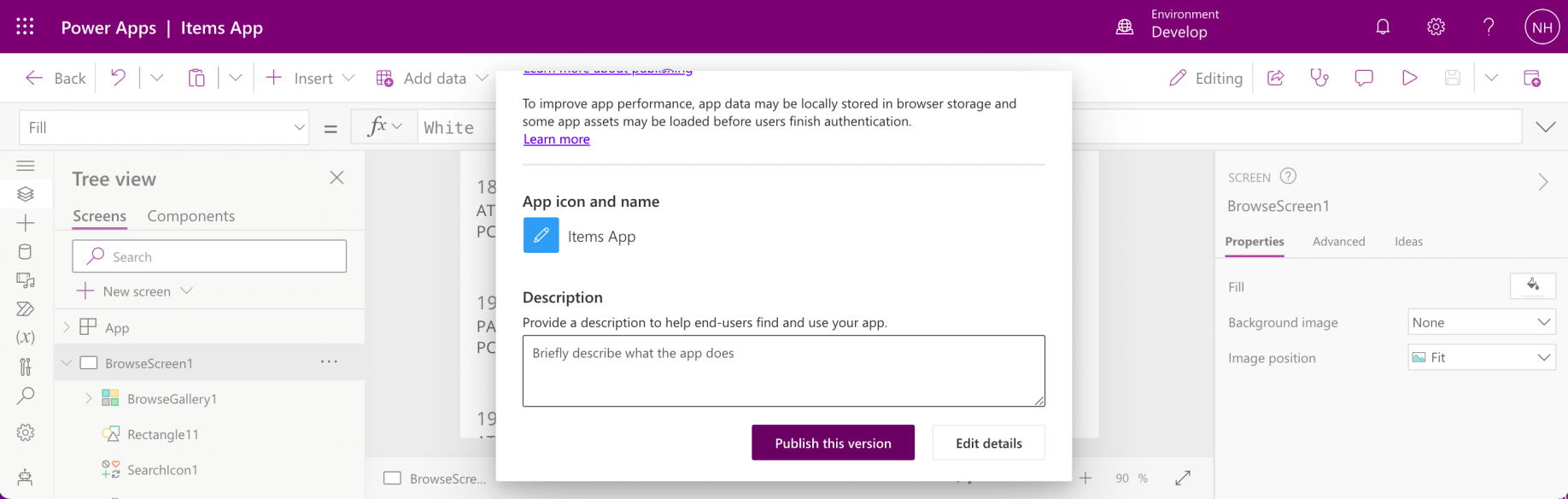 I published the latest version of the app