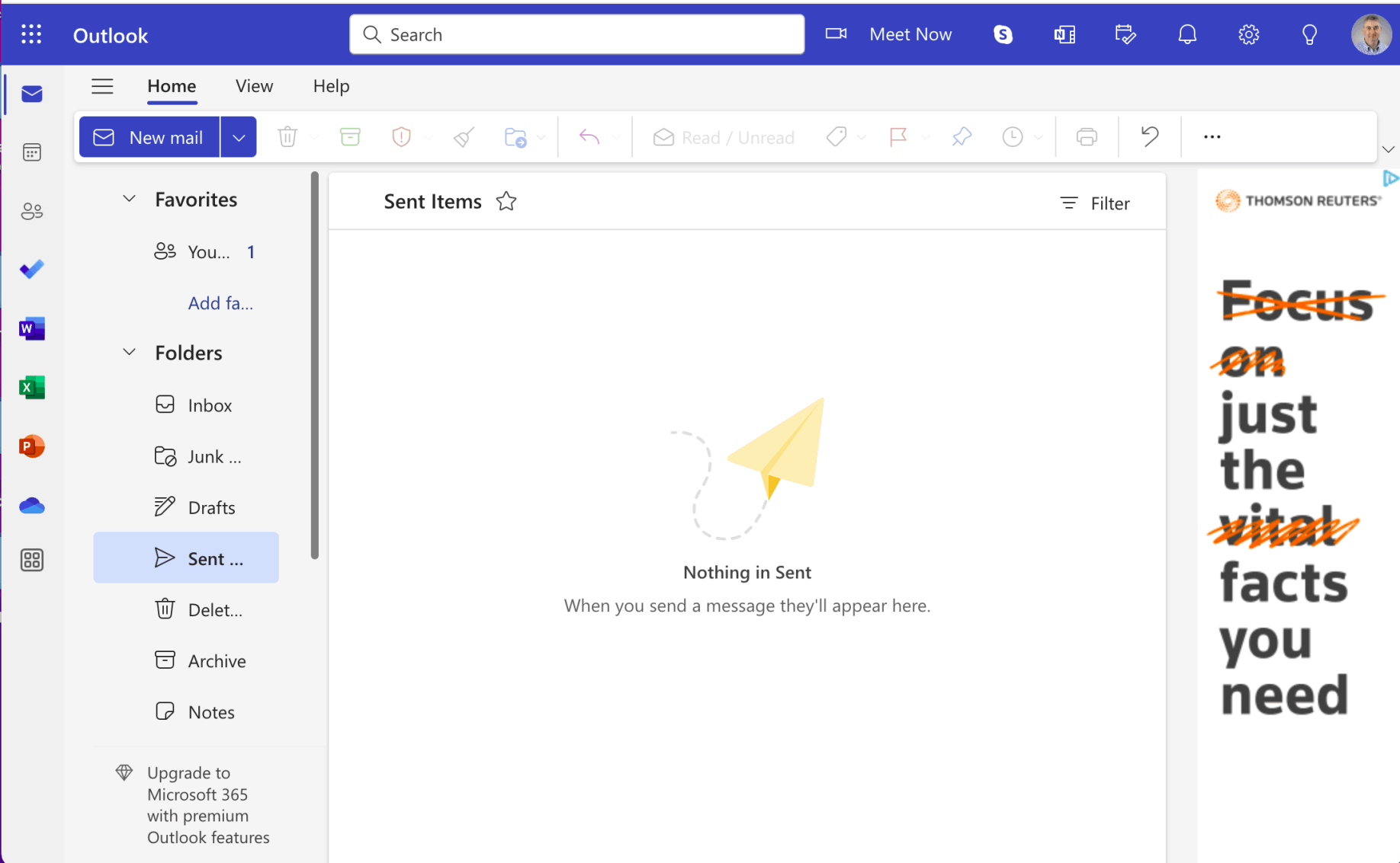 I reviewed the Sent folder in the Outlook.com web site