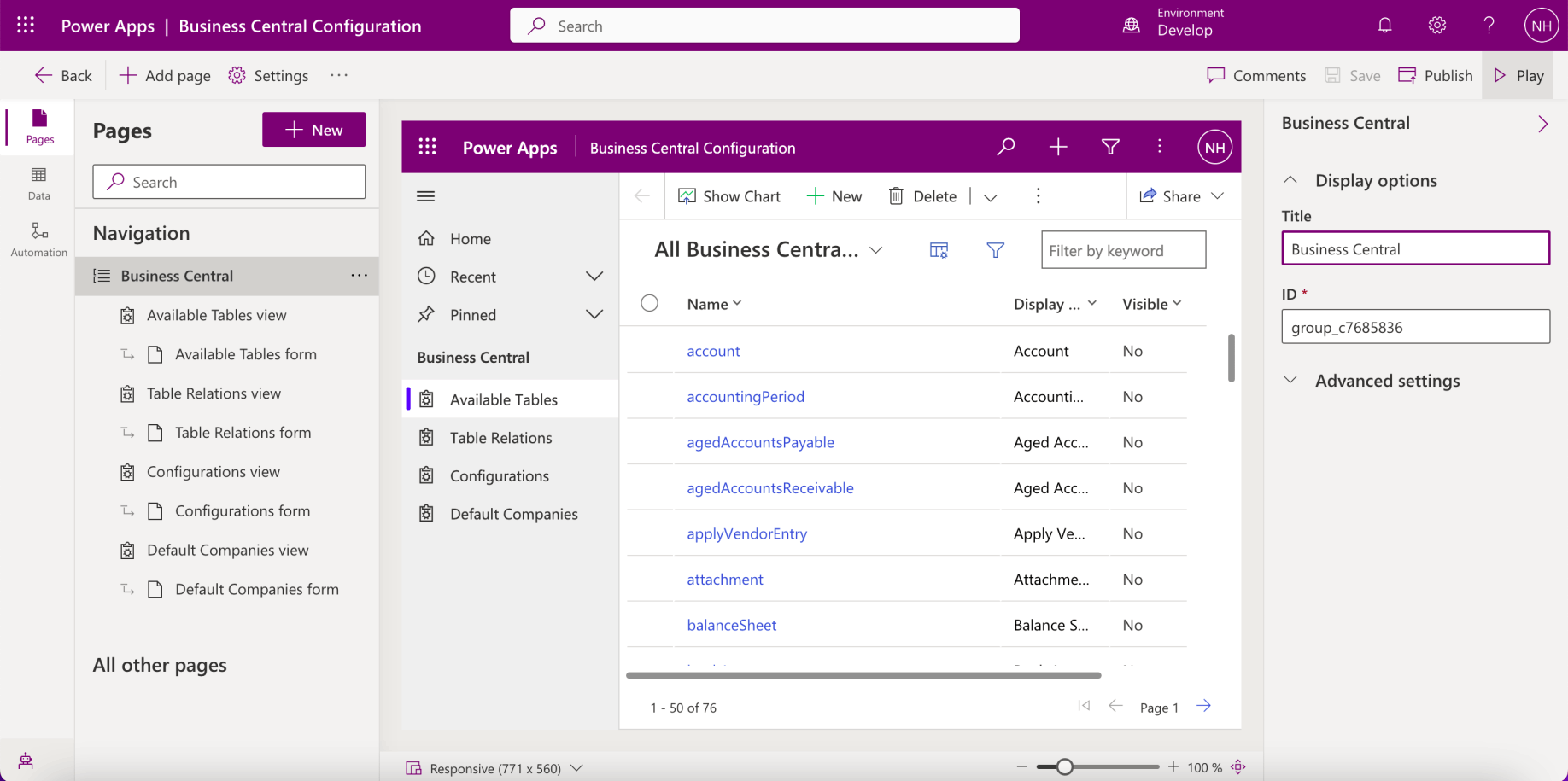 I played the Business Central Configuration app