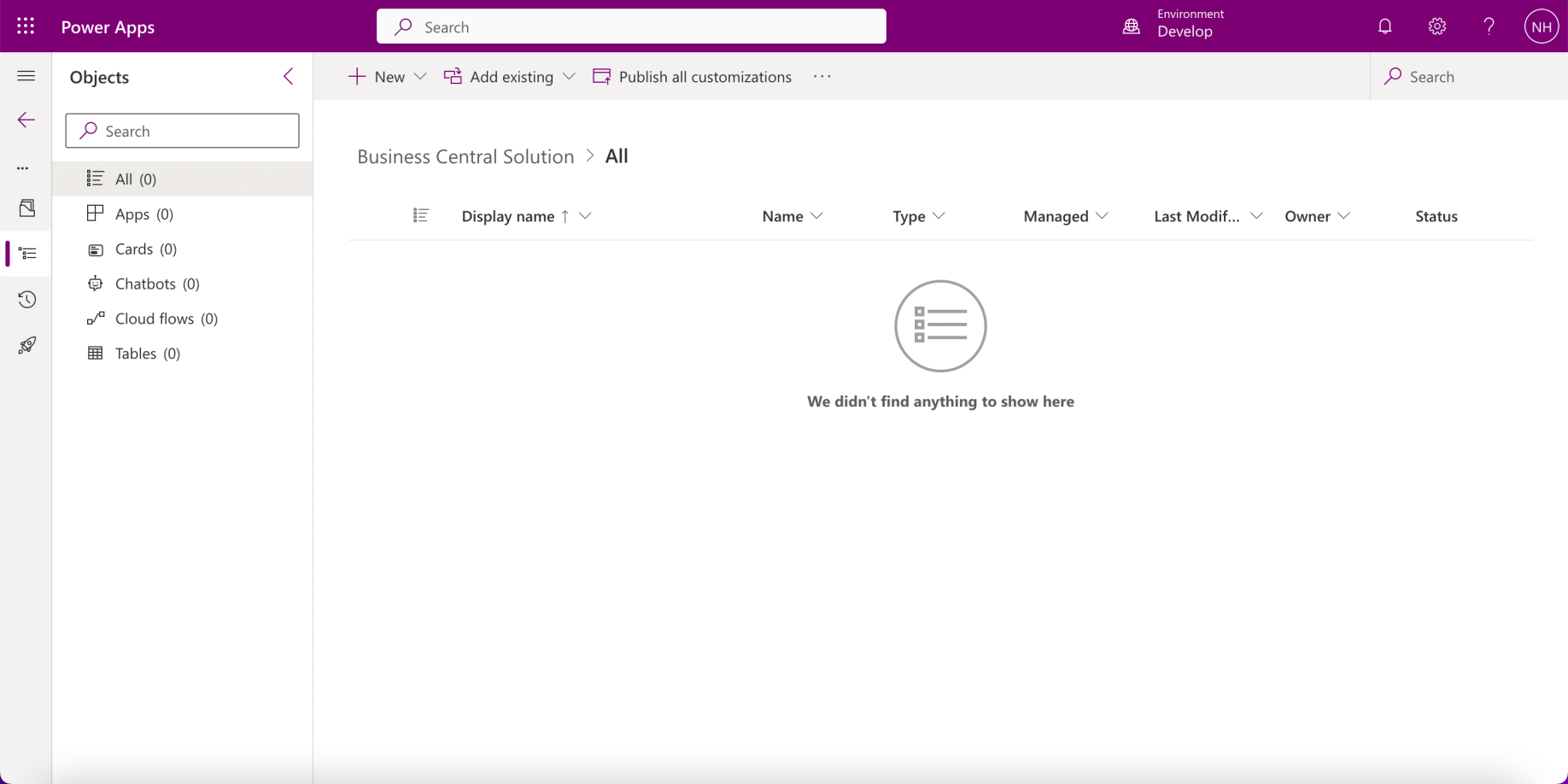 I created a Business Central Solution