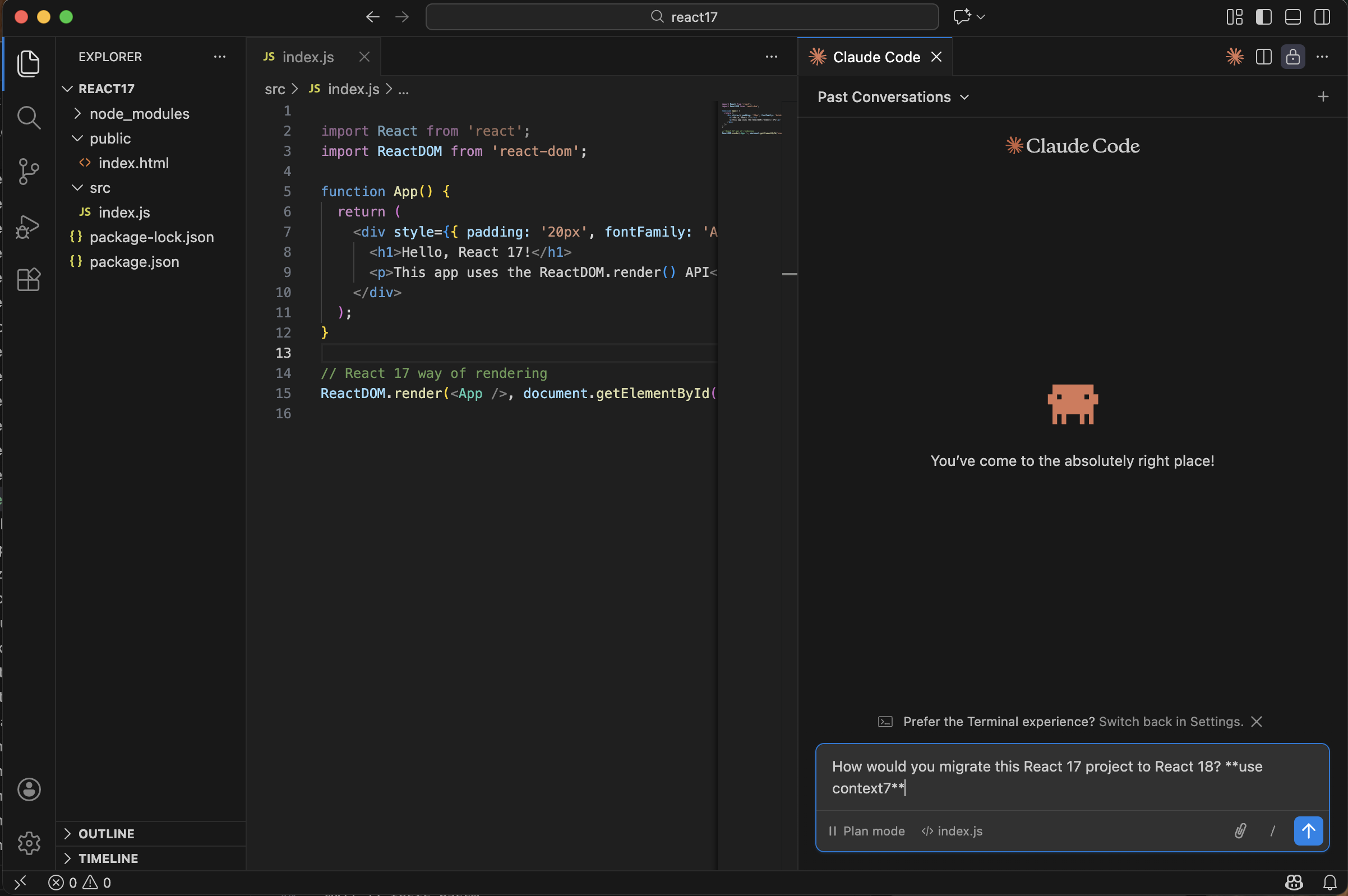 I asked Claude to migrate the project using Context7 for documentation
