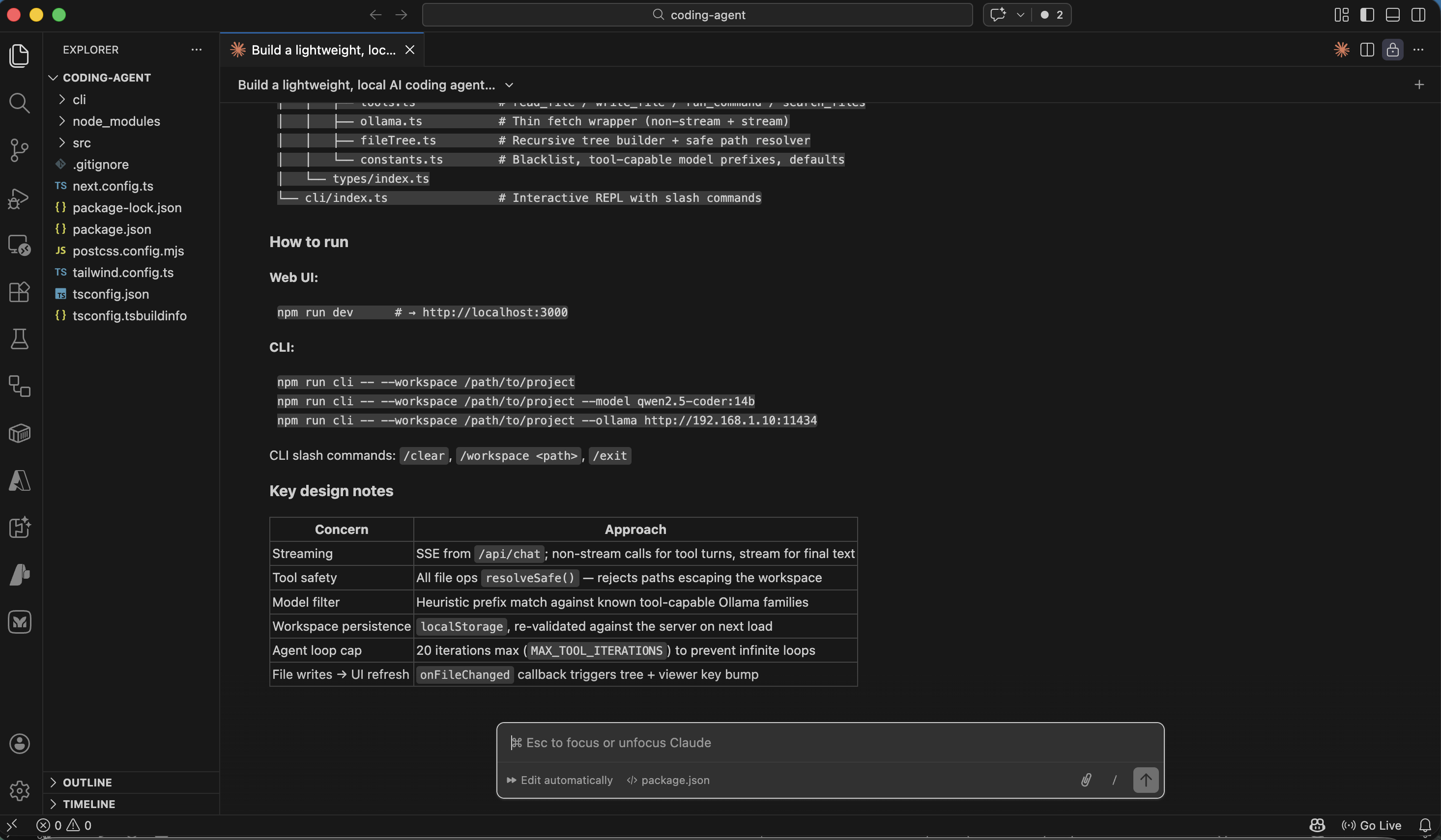 The build completed successfully