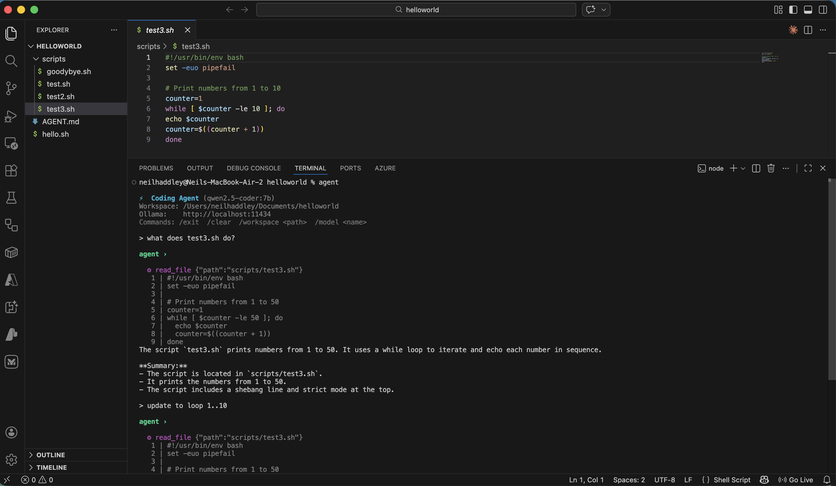 agent command line interface (CLI)