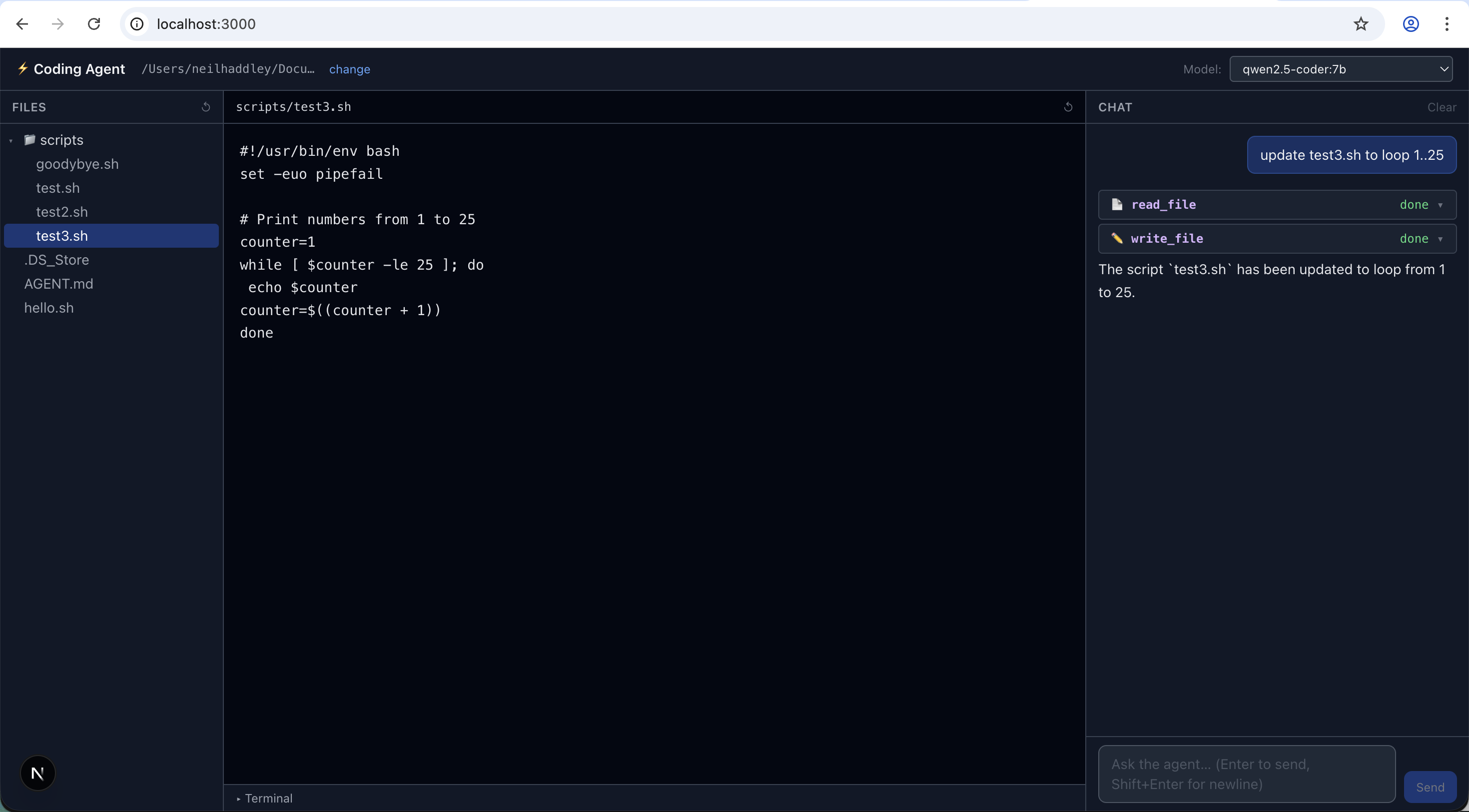 agent worked example