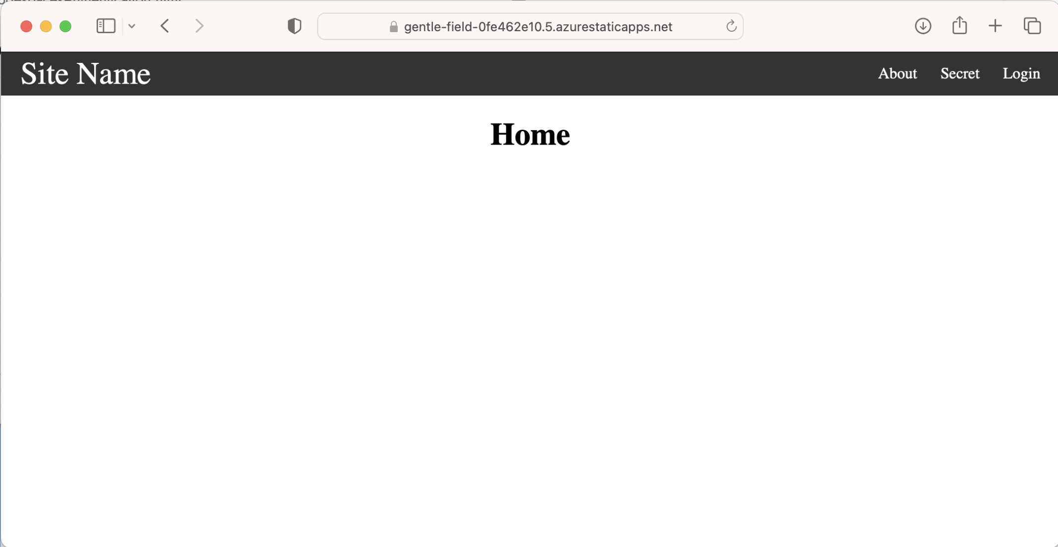 Home page