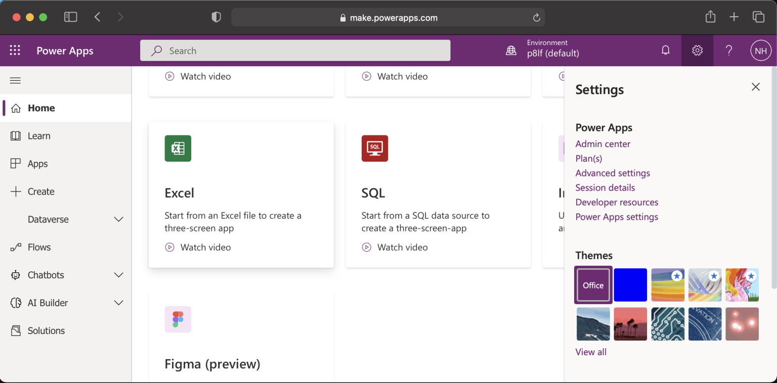 Admin center