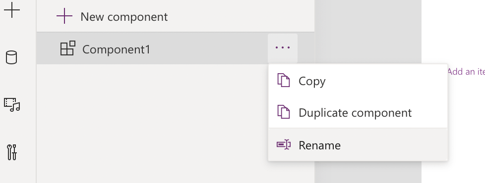 Rename the sample component