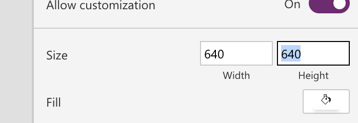 Set the height of all three components from 640 to 88.