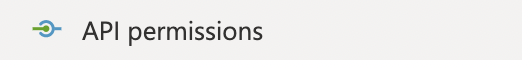 The client application will be allowed to access the resource application registration (the API)
