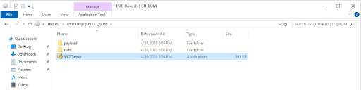 I opened the Disk Image File and ran SSDTSetup