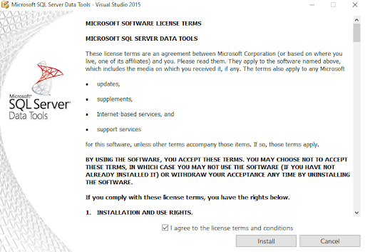 I agreed to the license terms