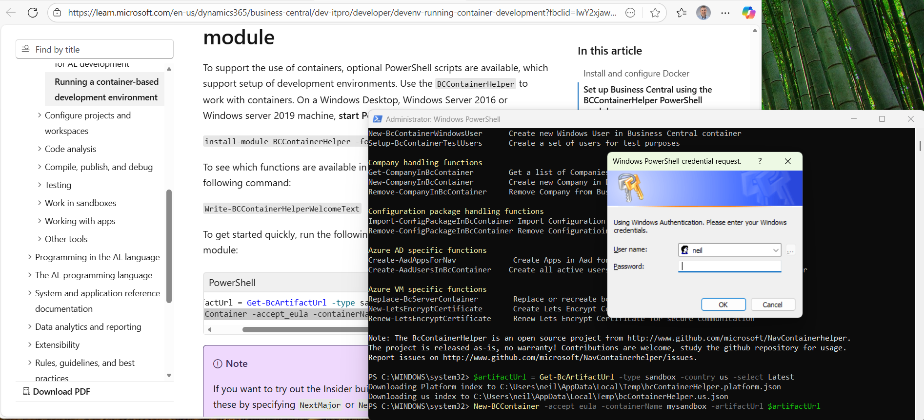 $artifactUrl = Get-BcArtifactUrl -type sandbox -country us -select Latest