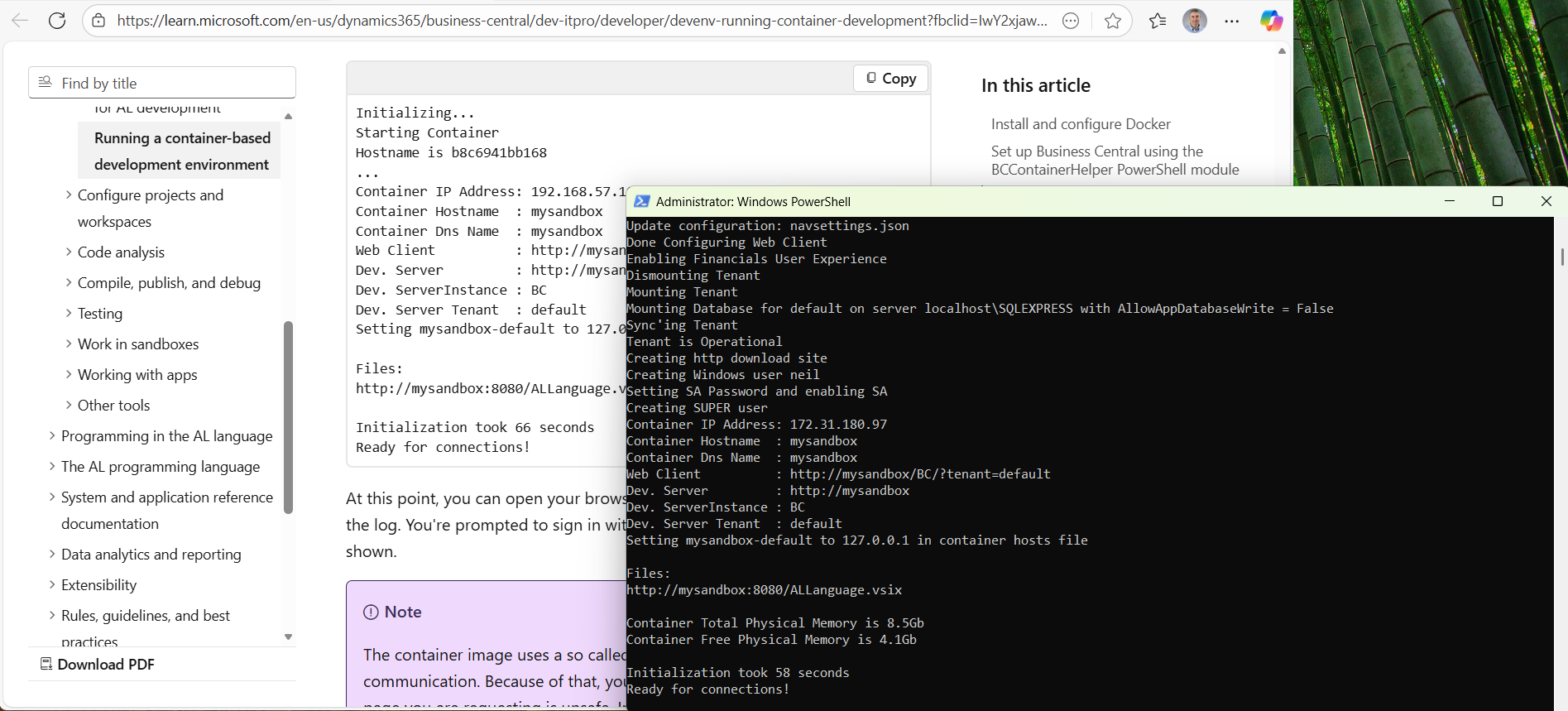 Ready for connections!