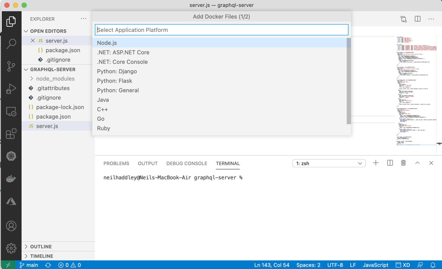 Application Platform is Node.js