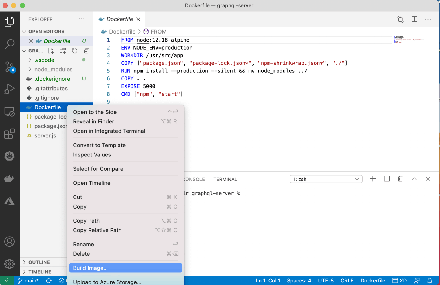 Build the Docker image