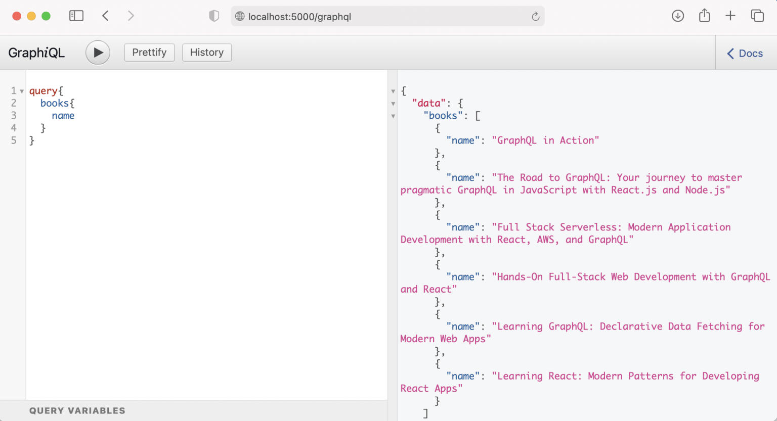 Testing the image using Docker Desktop