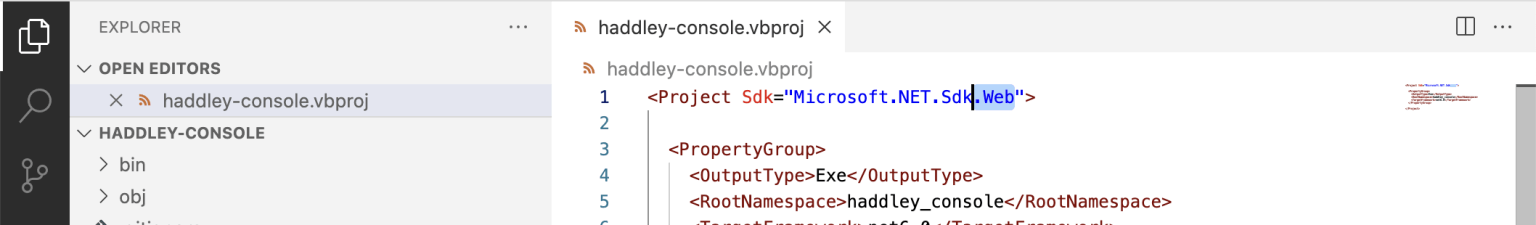 I updated the .vbproj file