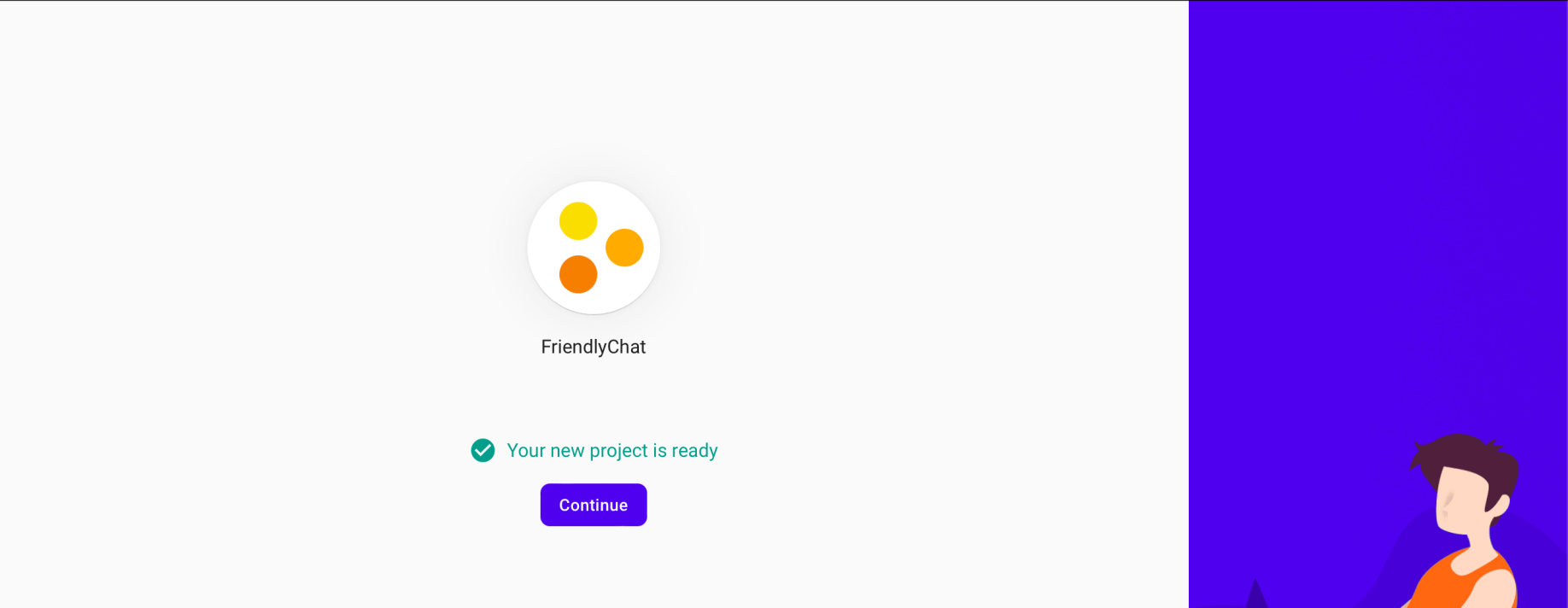 The new project was ready