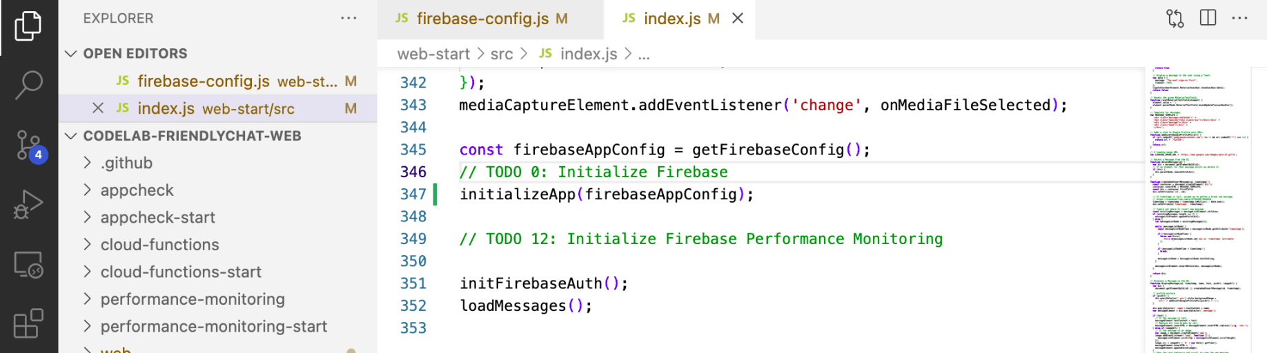 initializeApp