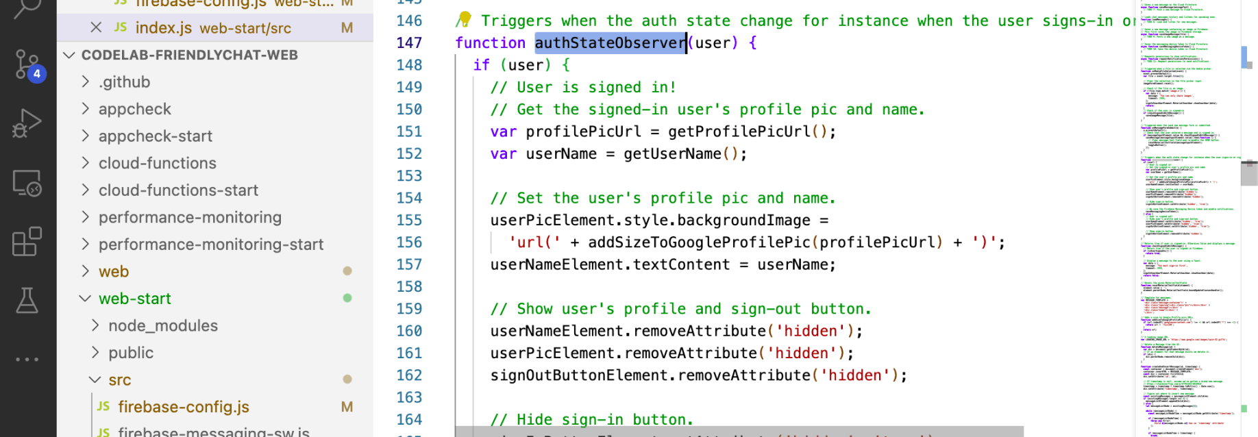 authStateObserver(user)