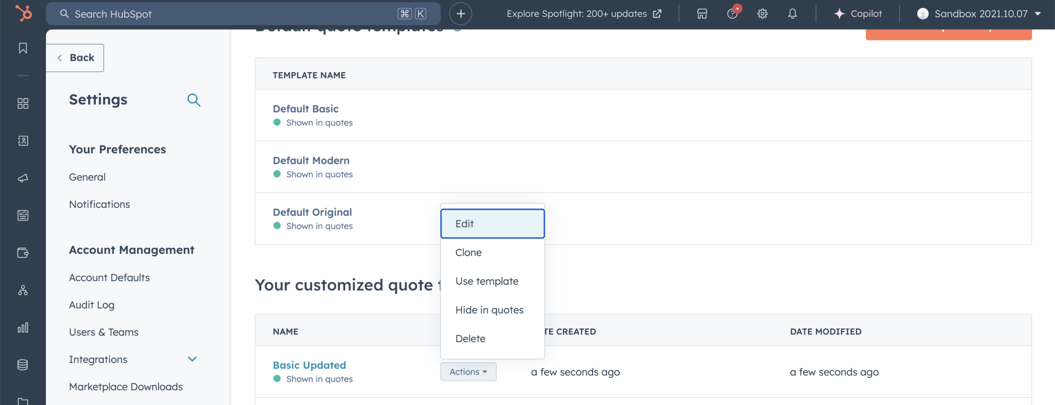 I clicked the Actions | Edit list item
