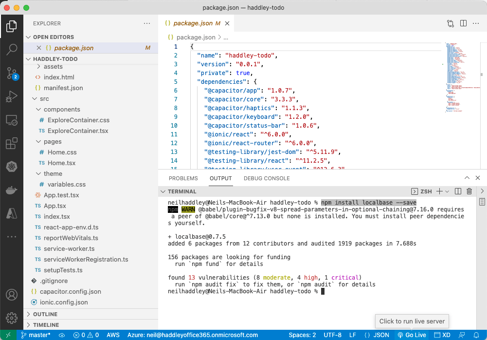 npm install localbase