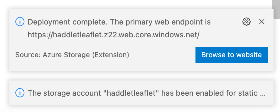 Browse to web site button