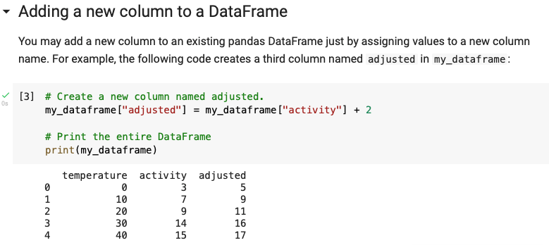 <dataframe>["<new column name>"] = <dataframe>["<existing column name>"] + <constant>