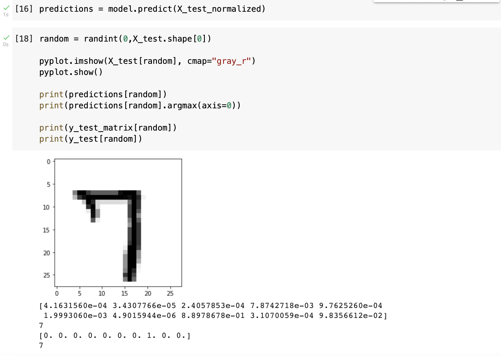 predict (recognizing the handwritten digits)