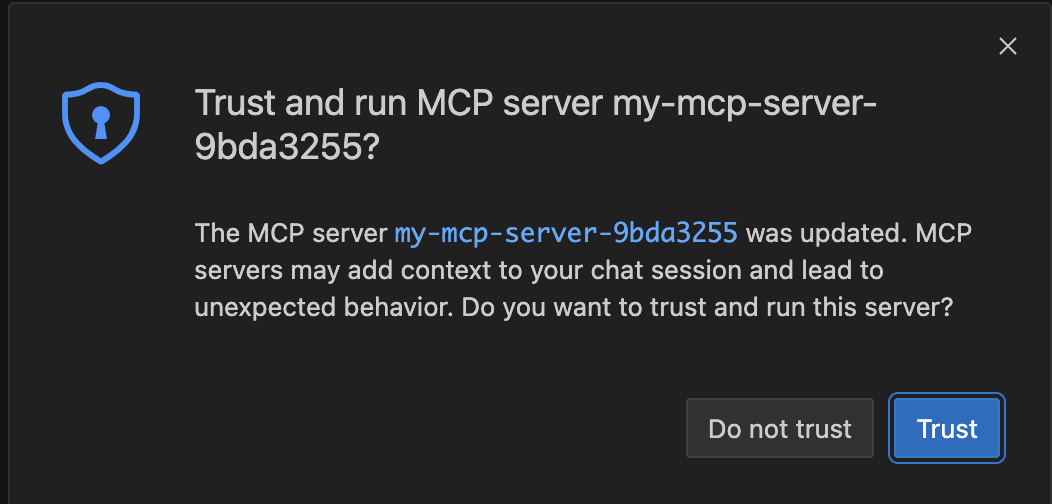 I clicked Trust