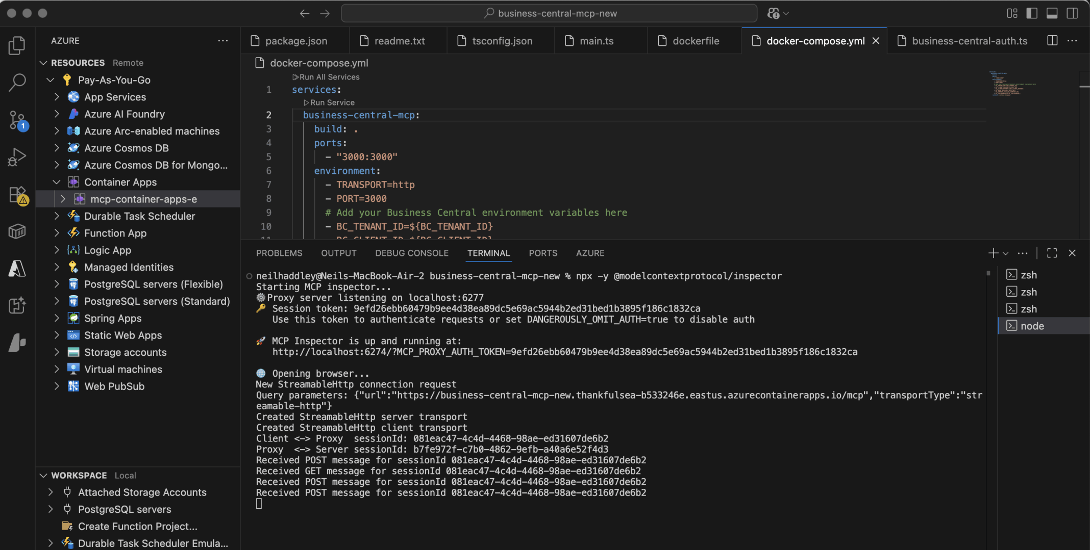 I ran a fresh copy of the inspector