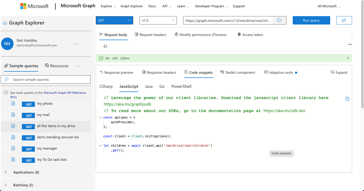 Sample JavaScipt code