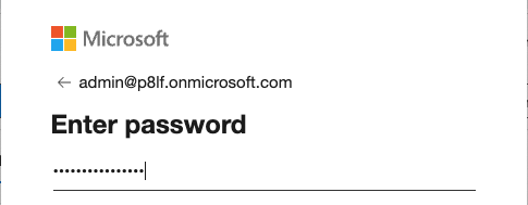 Here I am entering my password